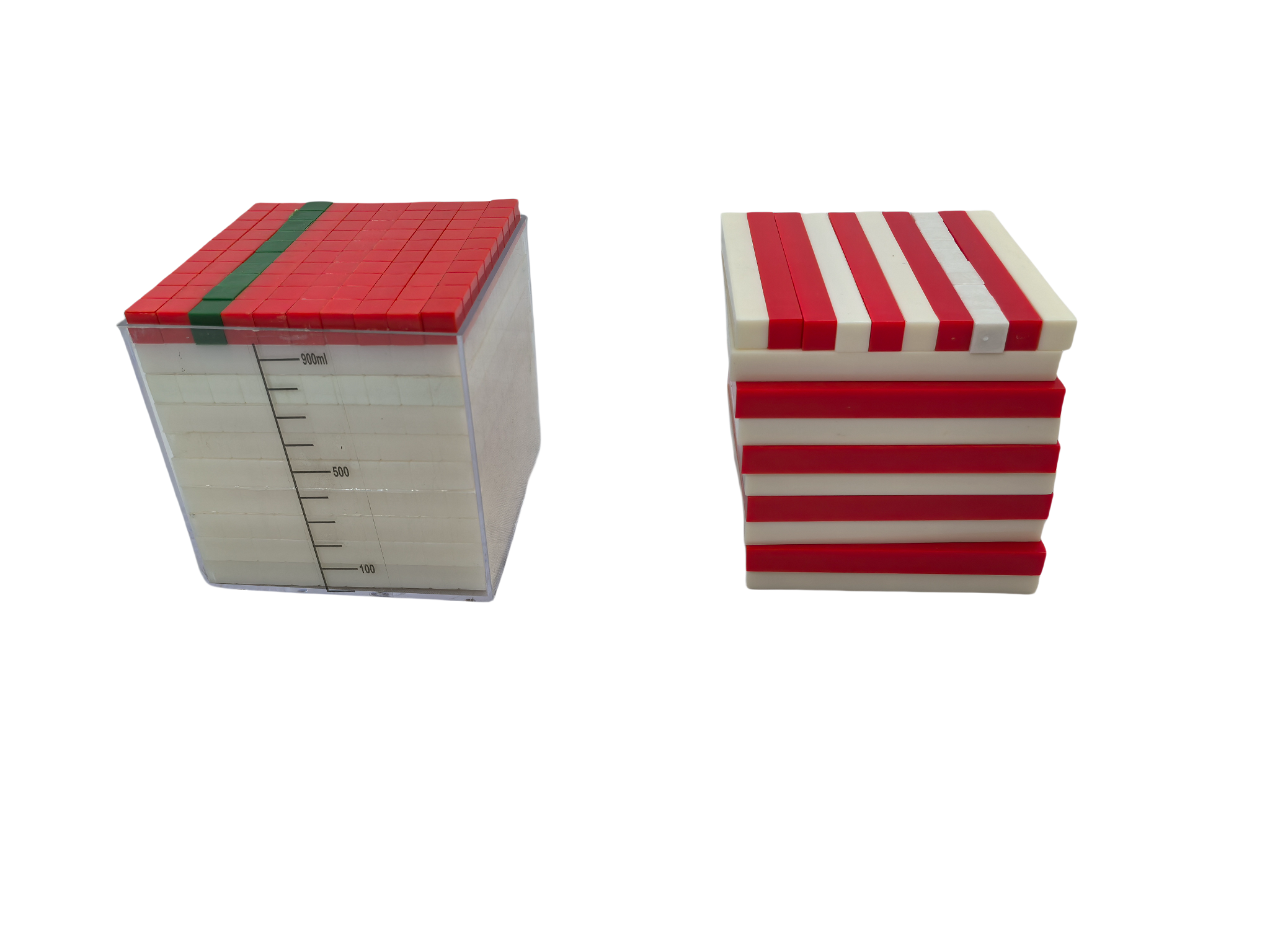 Math Counting Building Blocks Cubic Centimeters Decimeters Volume Capacity Unit Demonstration Mathematics Teaching Aids